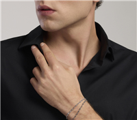 Bracciale Mabina Uomo SKYLINE in Argento Zircone 533834 - 533834